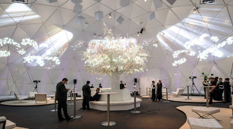 1 TATA Davos 2013 ZENDOME Geodaetisches Domezelt Copyright Brogleworks